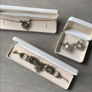 Vintage Mary Demarco Dragonfly Jewelry Set